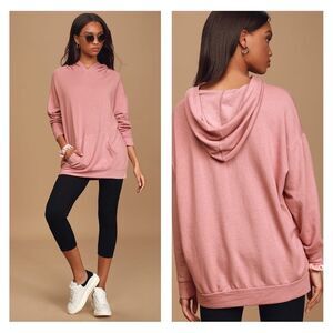 𝅺Lulu’s Personal Best Pullover Hoodie In Rusty Rose